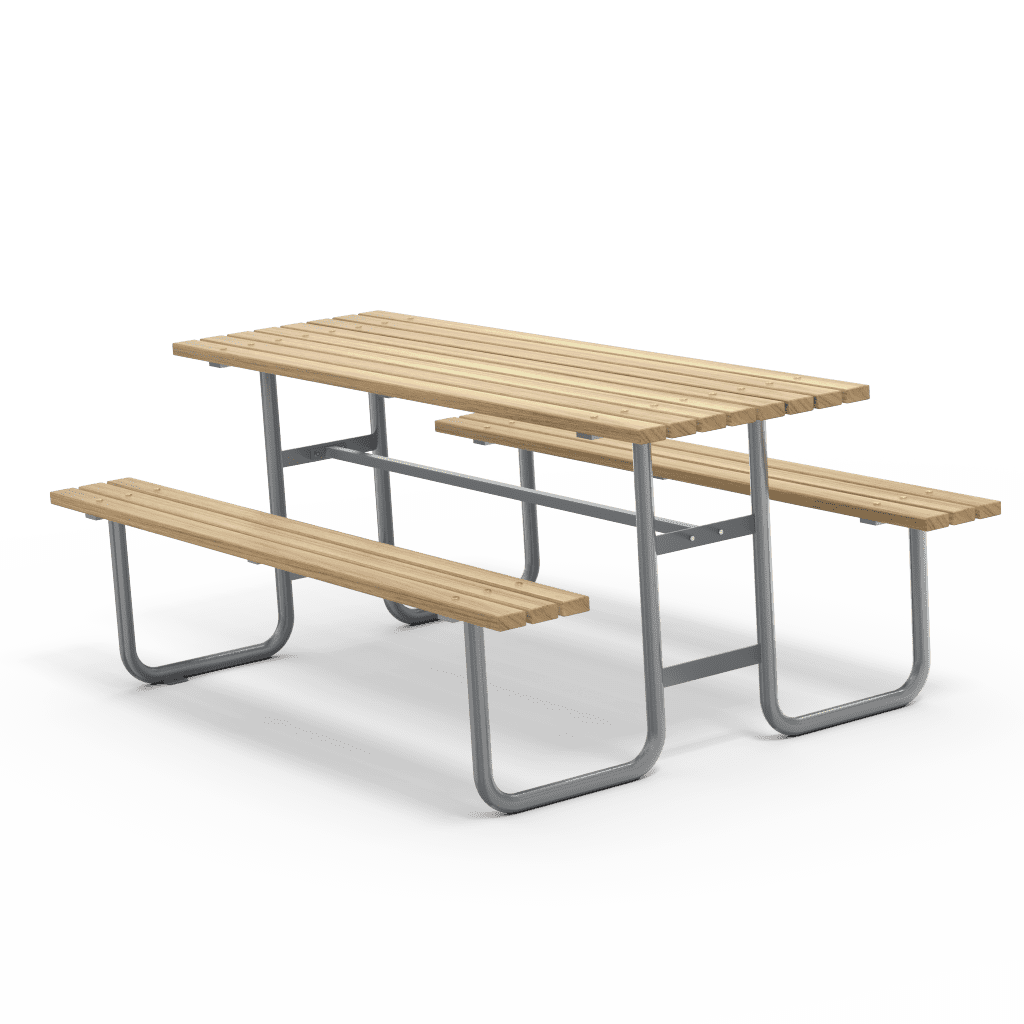 Linear Accessible Picnic Set Street Furniture