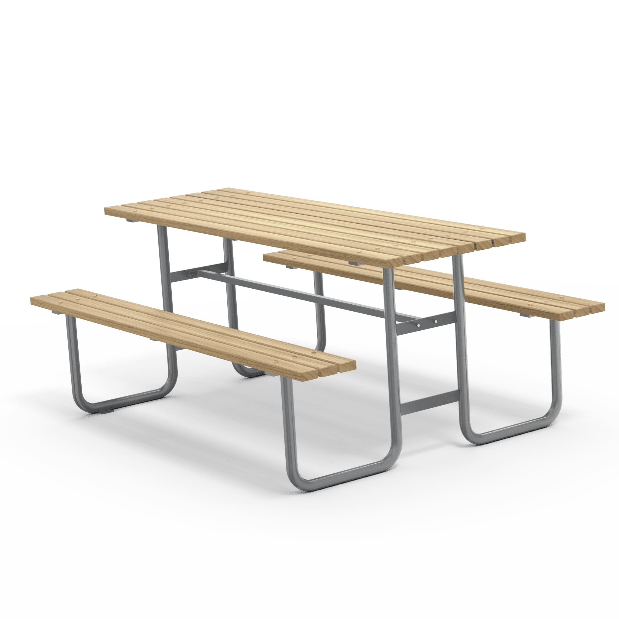 Linear Accessible Picnic Set Street Furniture