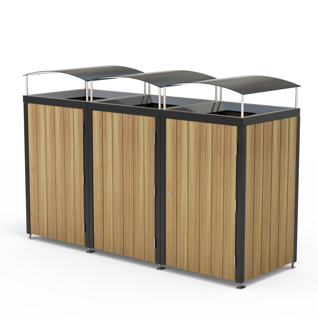 Queenstown Bin Street Furniture   Queenstown 120L Triple 1024x1024 