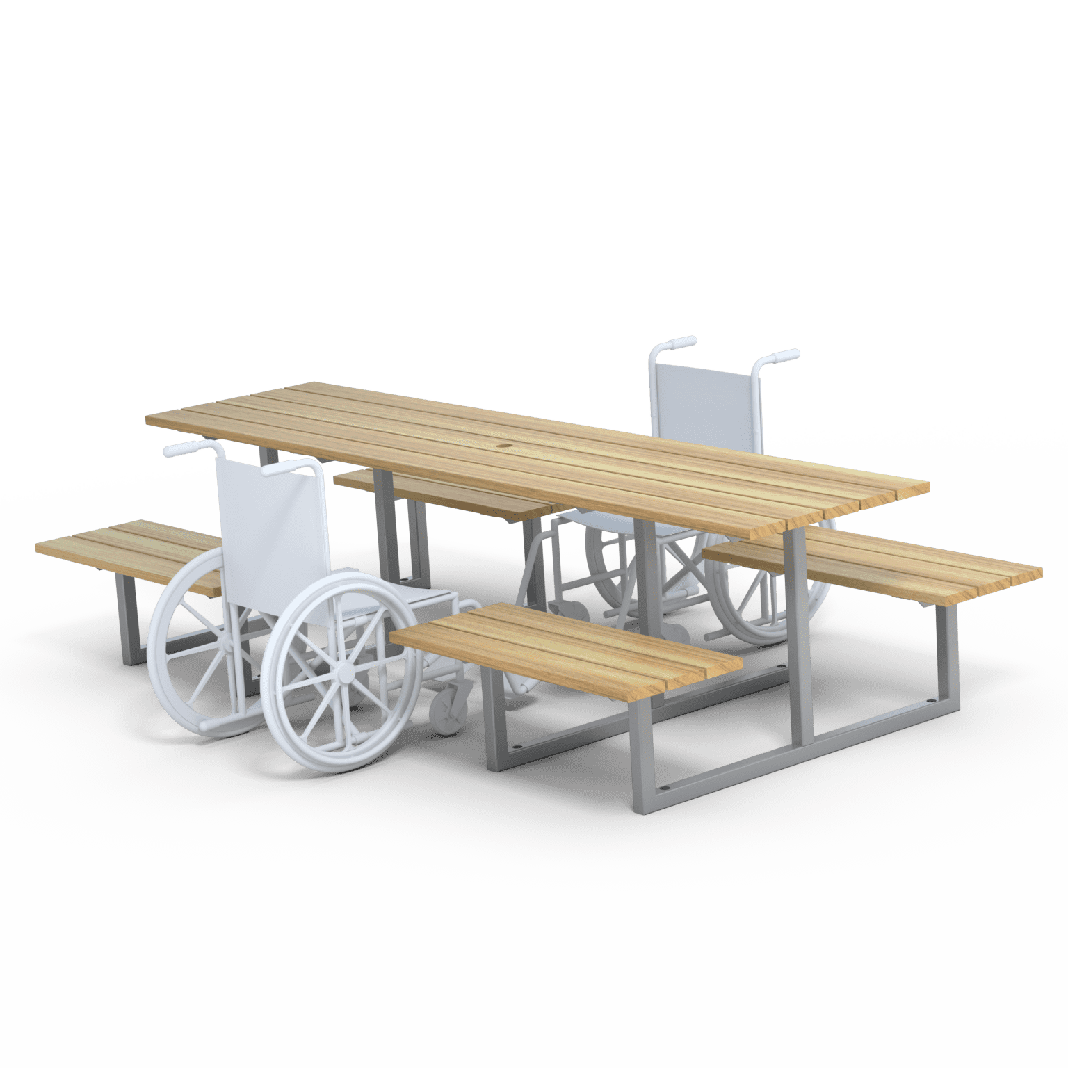 Ōtākaro Accessible Picnic Set Street Furniture