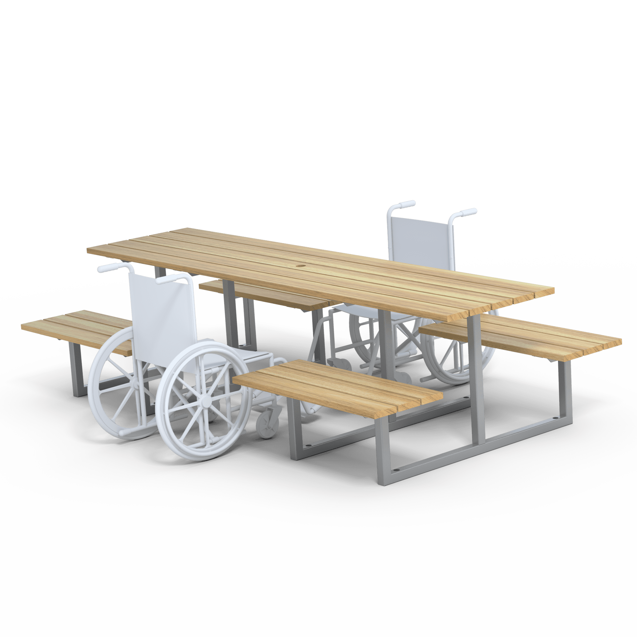 Ōtākaro Accessible Picnic Set Street Furniture
