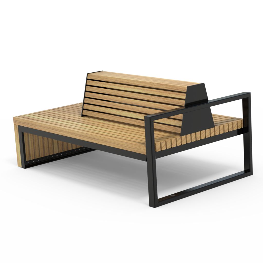 Capital Double Seat Street Furniture